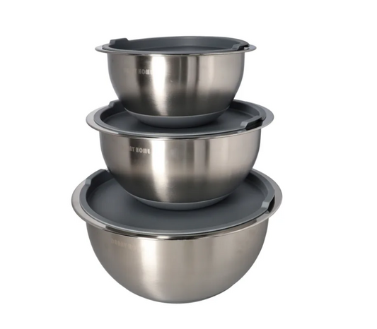 Danny Home Stainless Steel Mixing Bowls Set 3PCS