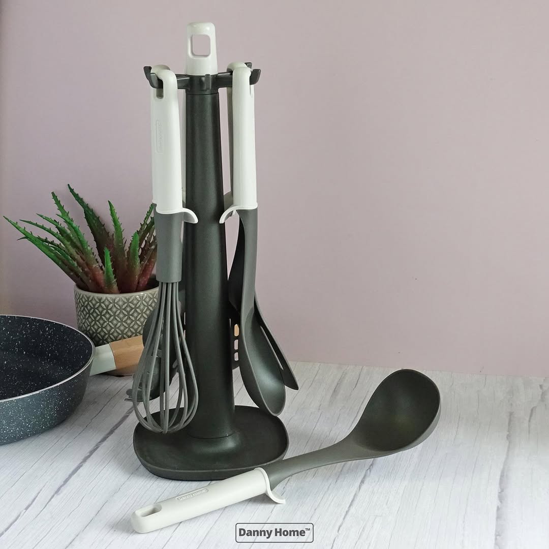 Danny Home Kitchen Utensil Set 7pcs - White