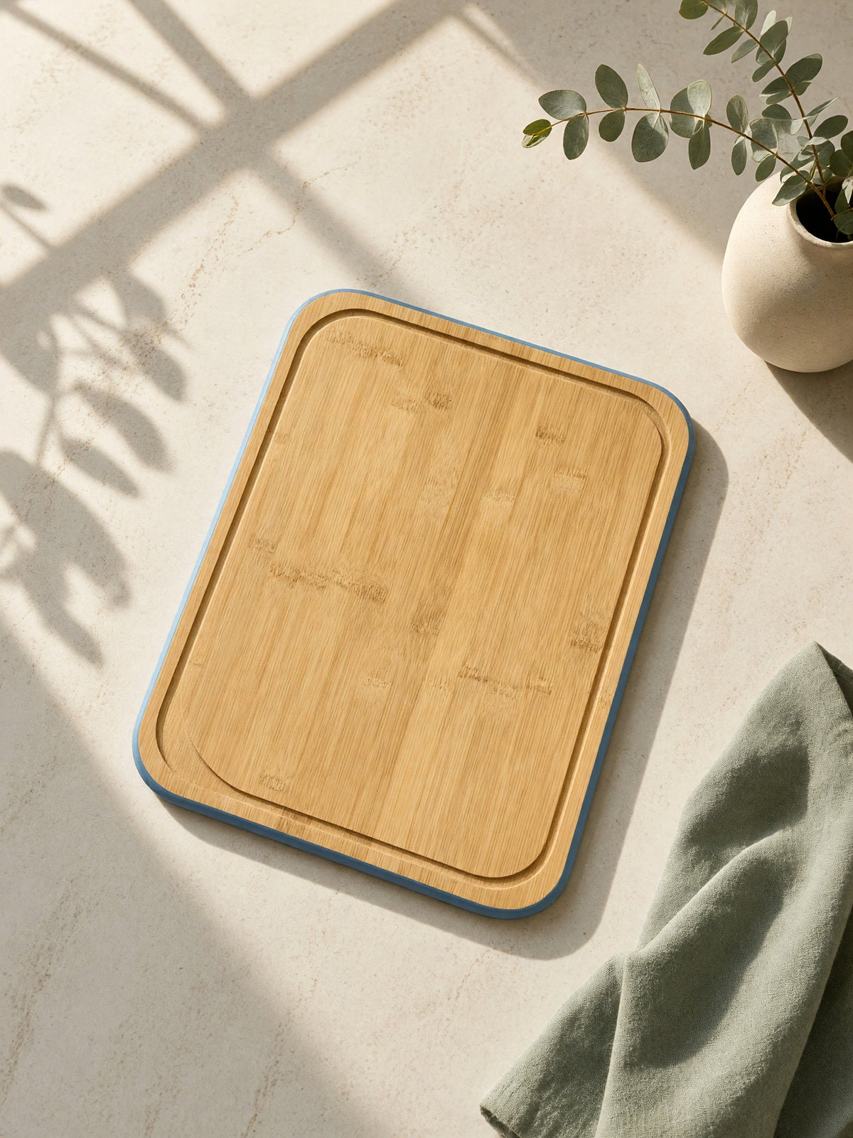 Tessie & Jessie Natural Bamboo Cutting Board 40.5×33 cm