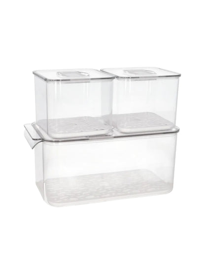 Danny Home Fruit & Veggie Storage Containers 3pcs