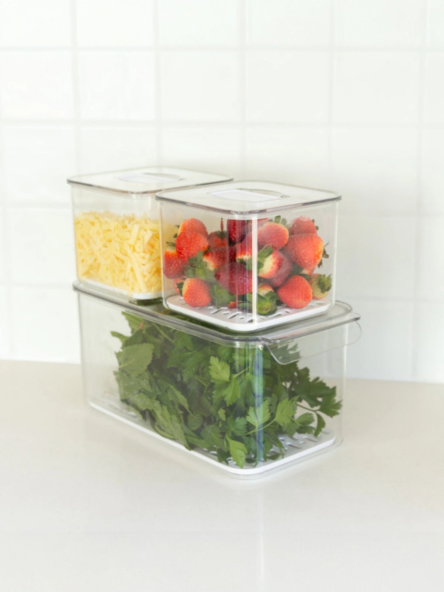 Danny Home Fruit & Veggie Storage Containers 3pcs