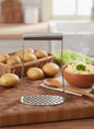 Danny Home Silver Stainless Steel Potato Masher
