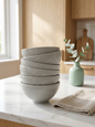Porcelain Bowls Set – 6 Pieces
