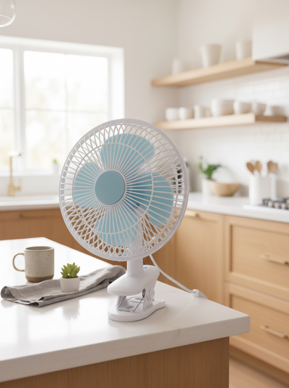 Electric Clip Fan with Adjustable Head