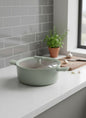 LEO Covered stockpot non-stick Balance Sage 24cm