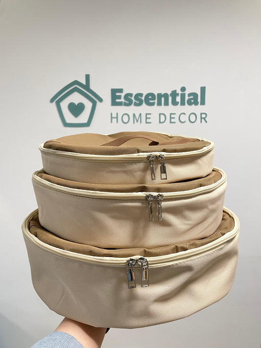 Round Thermal Bags – 3-Piece Insulated Set