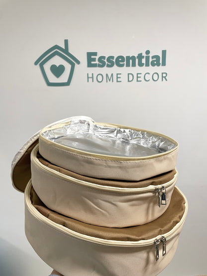 Round Thermal Bags – 3-Piece Insulated Set