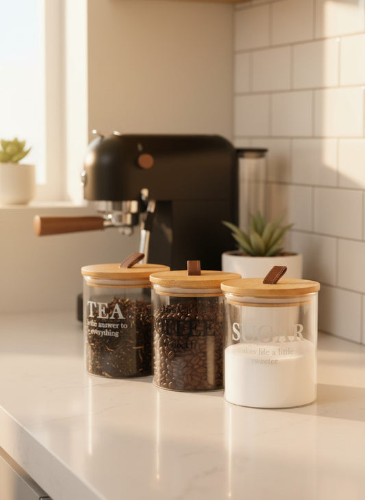 Danny Home Glass Canister Set 3pcs 750ml