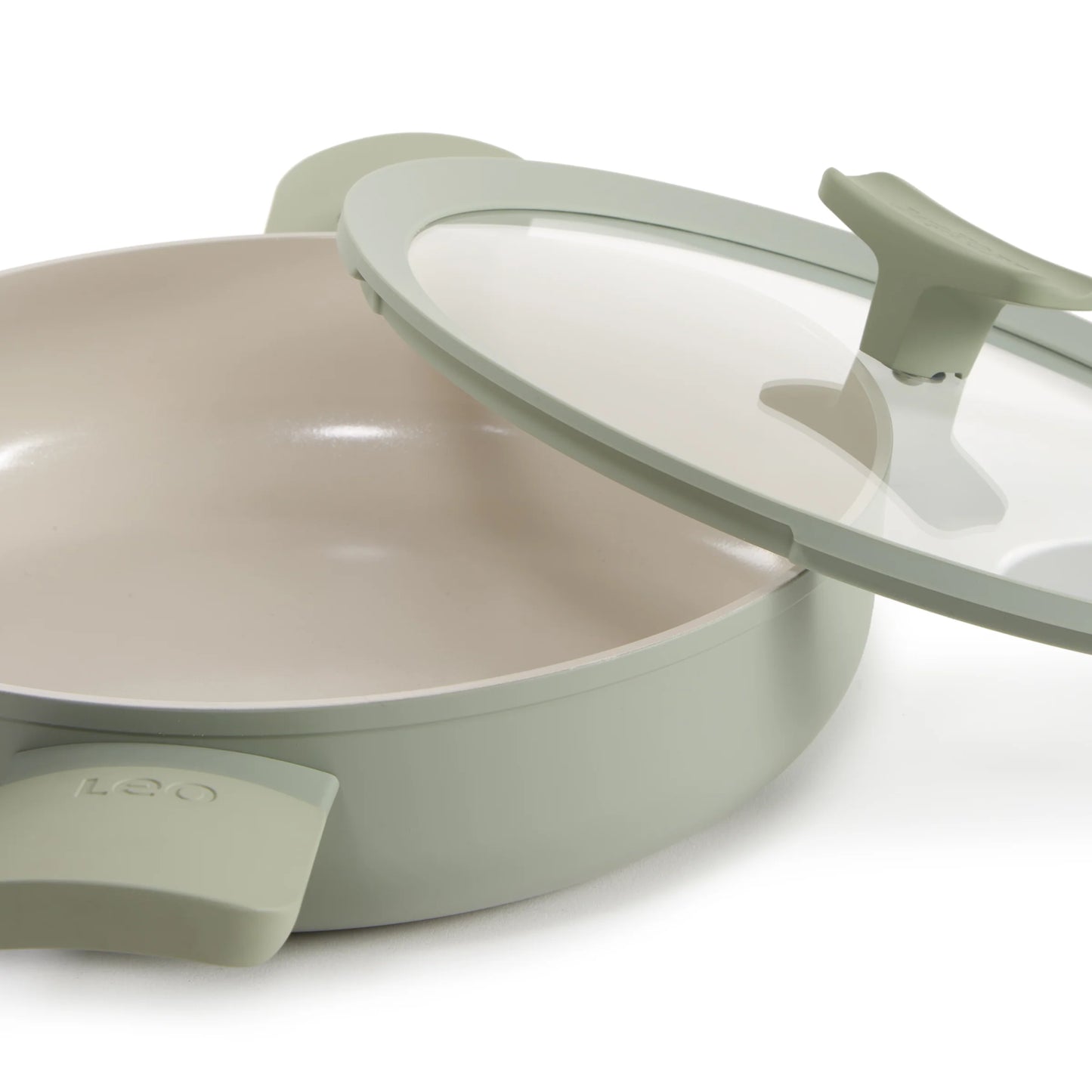 LEO Covered 2-handle sauté pan non-stick Balance Sage 26cm