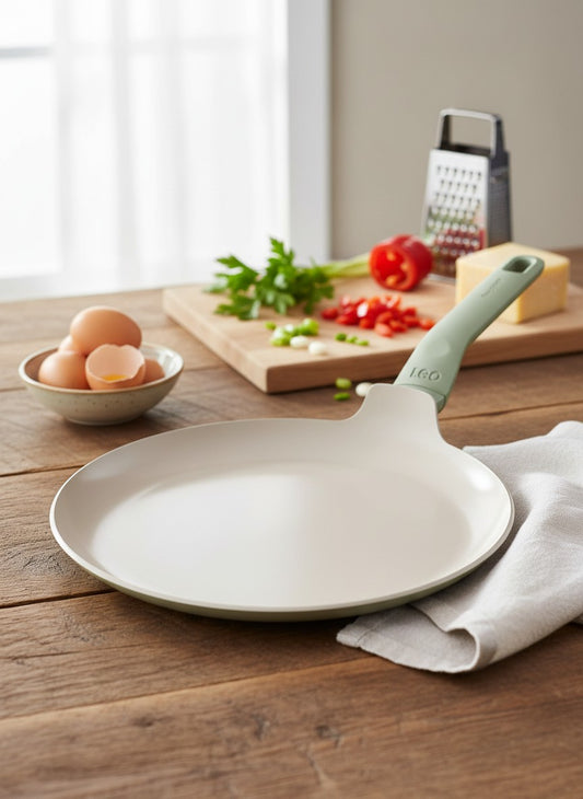 LEO Omelette pan non-stick Balance Sage 25cm