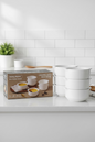 Danny Home White Porcelain Serving Bowls