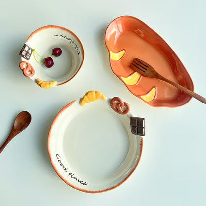 Sweet Bakery Porcelain Set 🥐