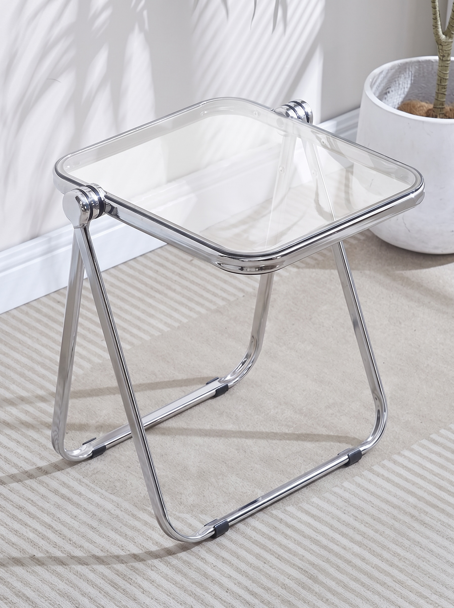 Premium Foldable Acrylic Side Table