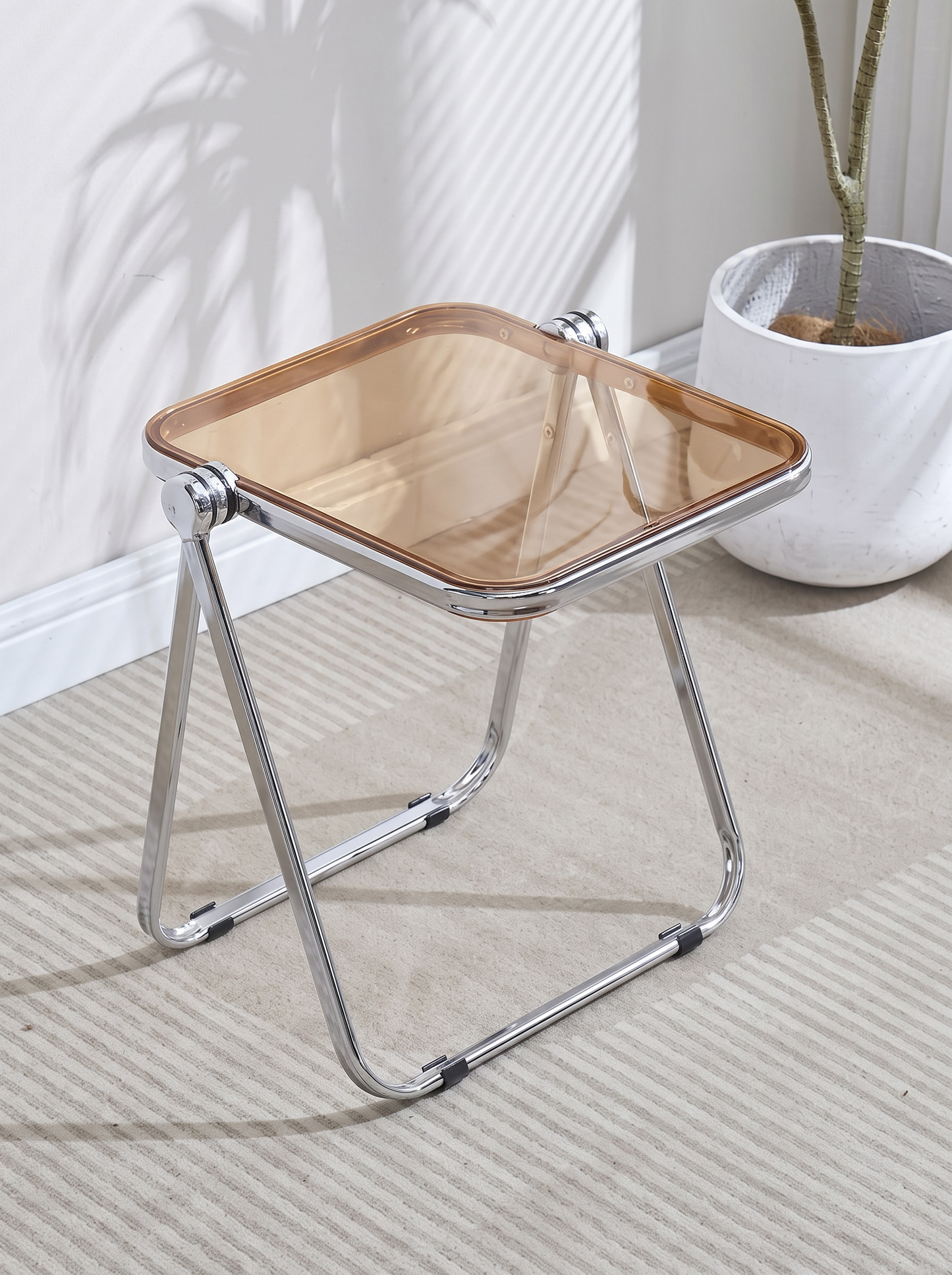 Premium Foldable Acrylic Side Table