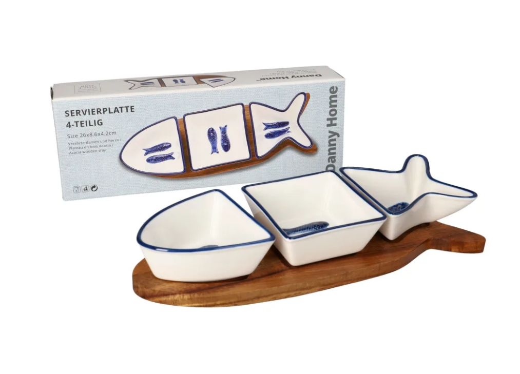 Danny Home 3 Grid Platter & Tray