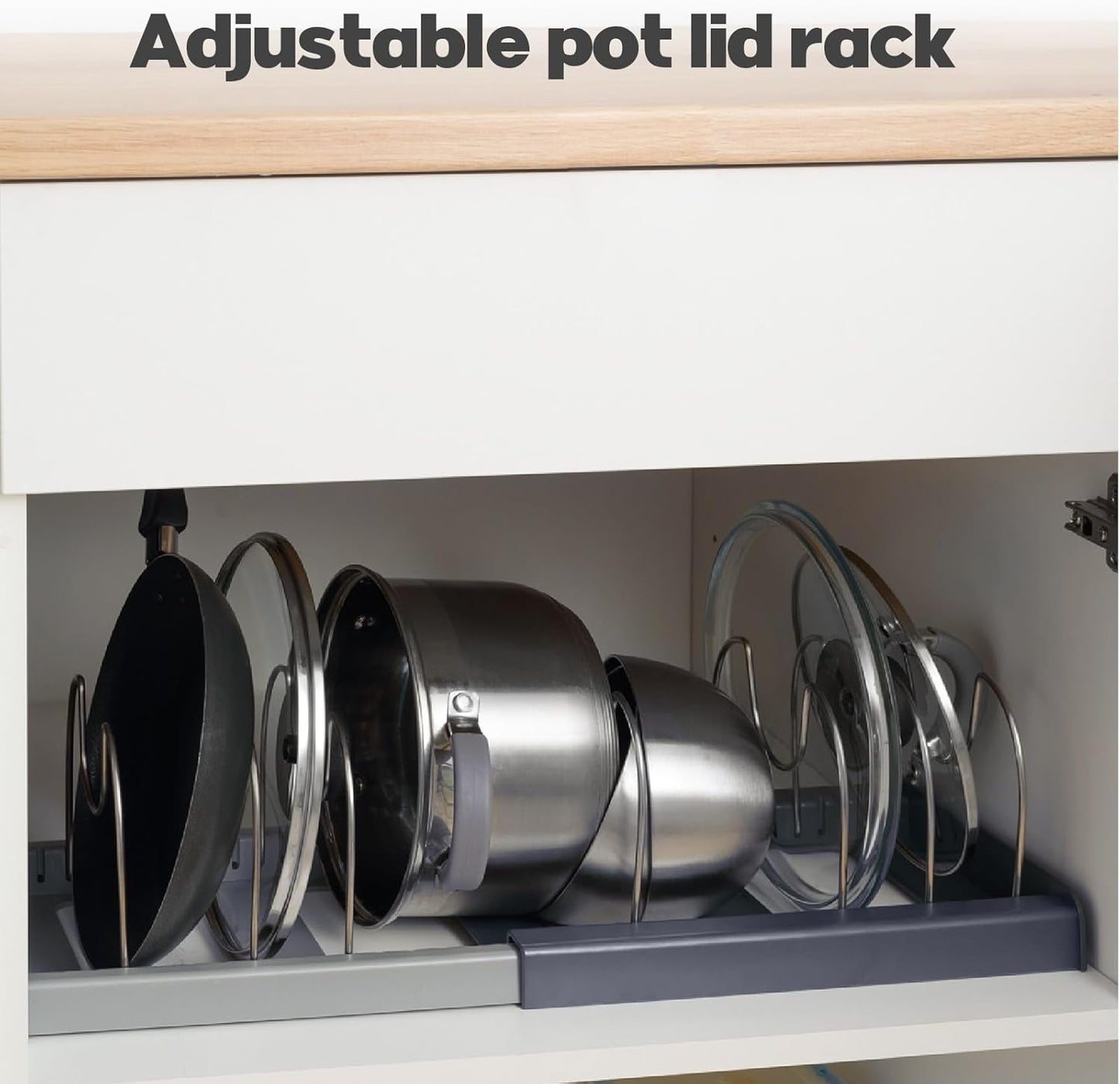 Expandable Pans/Lids Organizer