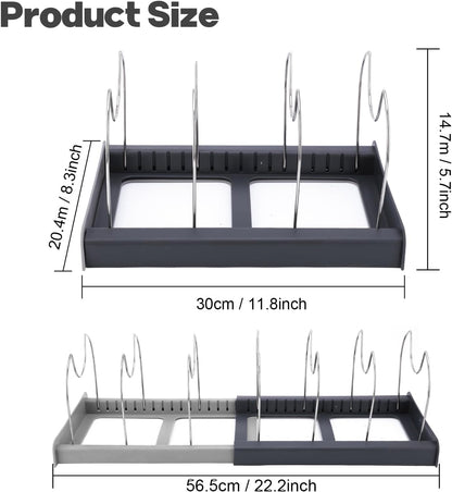 Expandable Pans/Lids Organizer