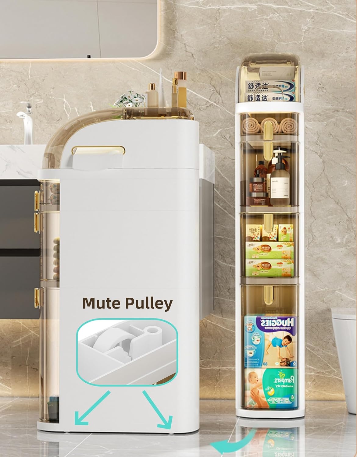 Space Saving Bathroom Storage Organizer