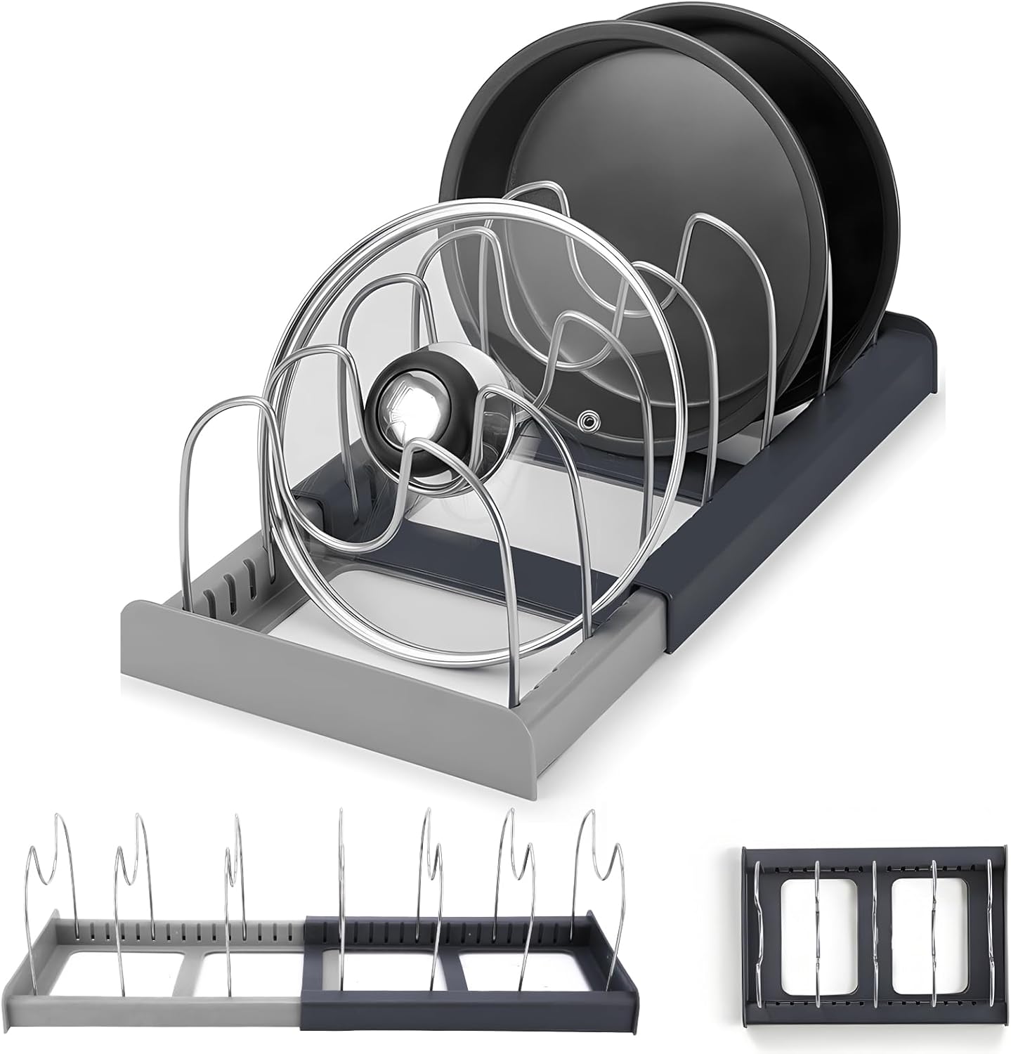 Expandable Pans/Lids Organizer