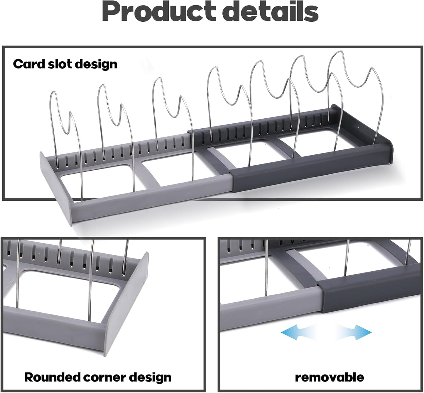 Expandable Pans/Lids Organizer