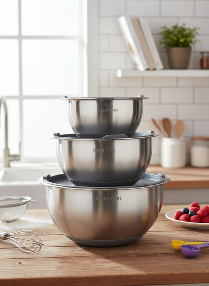 Danny Home Stainless Steel Mixing Bowls Set 3PCS