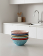 Danny Home Patterned Ceramic Bowl Set