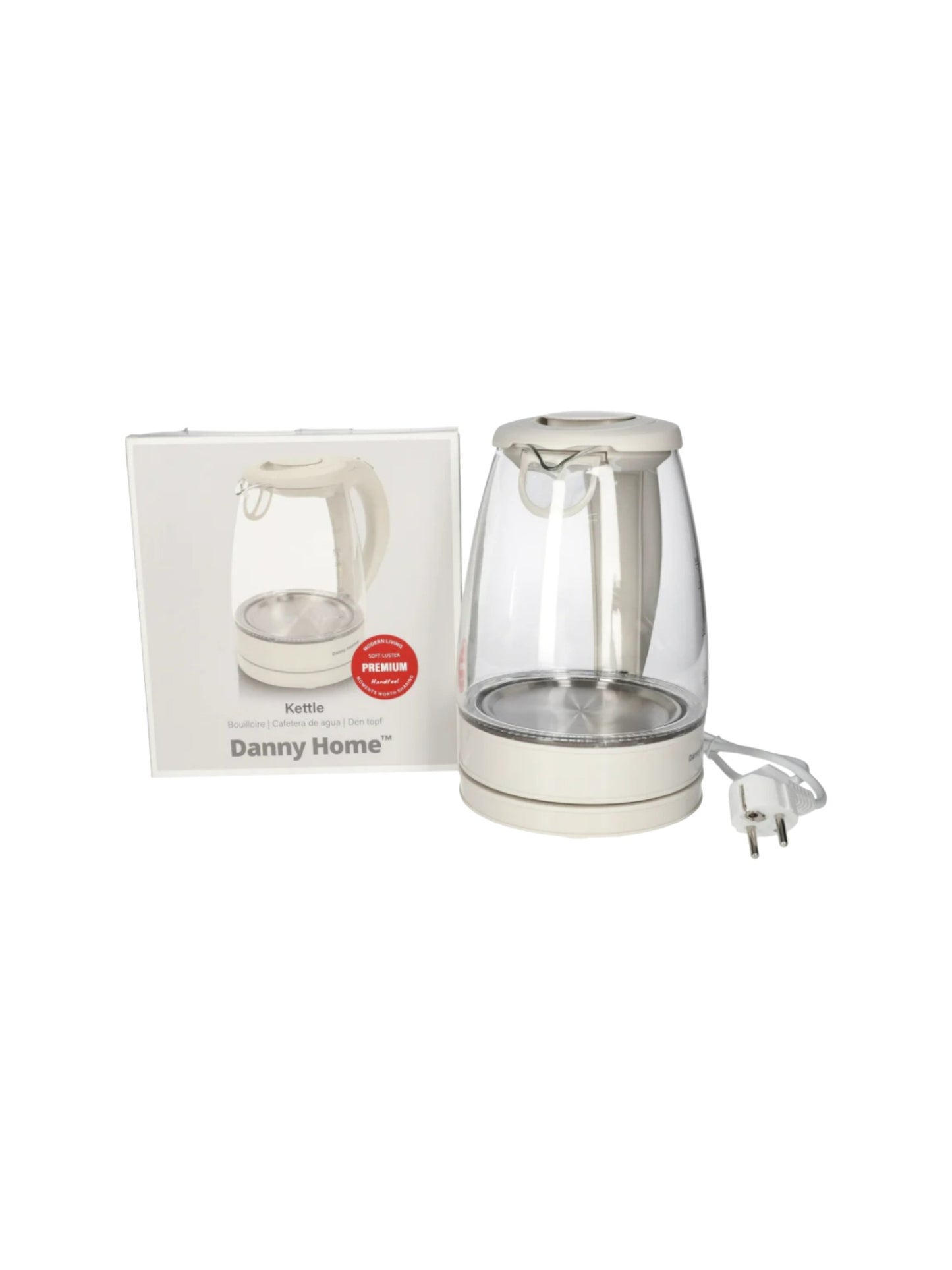 Danny Home Glass Electric Kettle – 1.7L