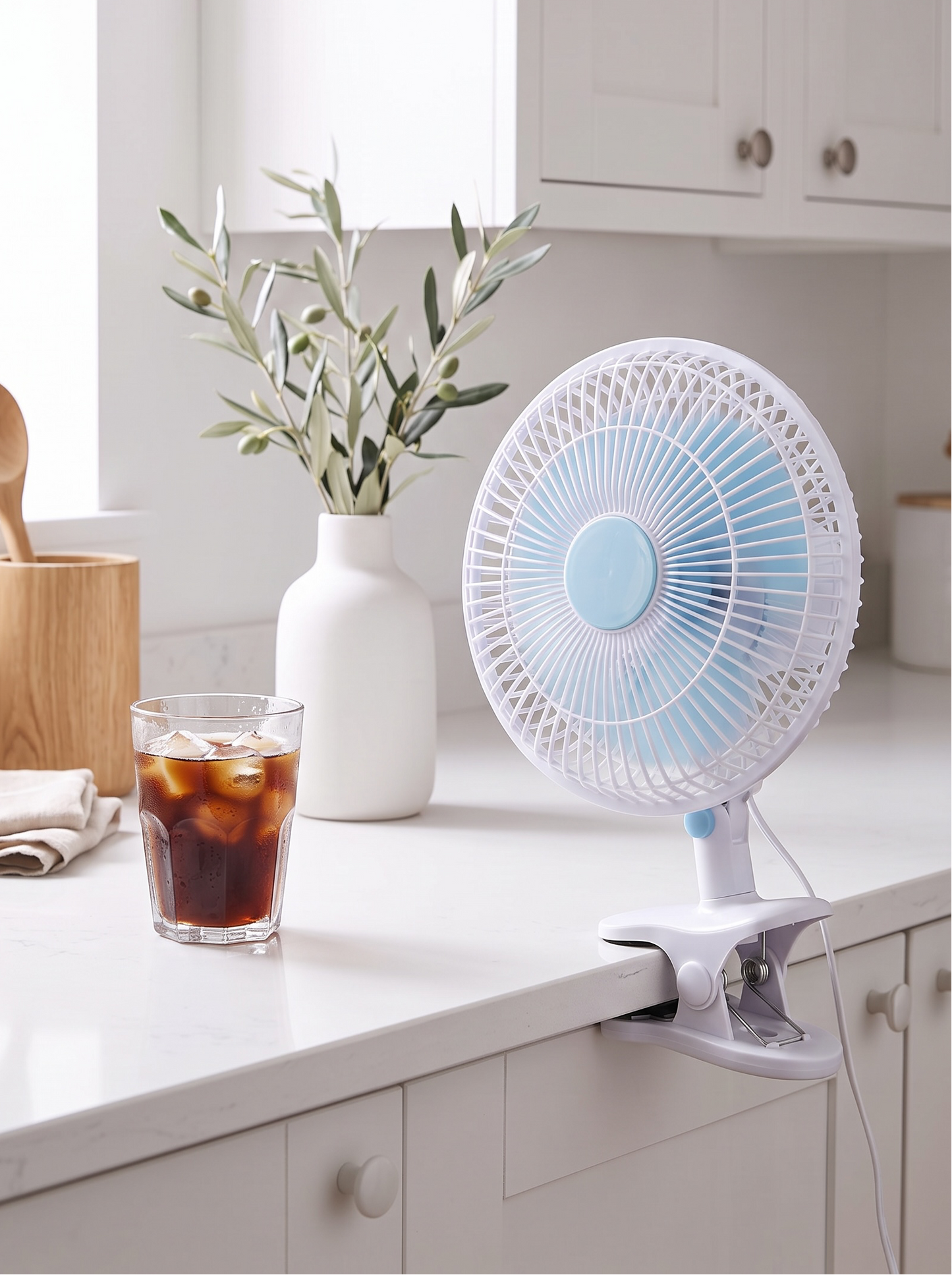 Electric Clip Fan with Adjustable Head