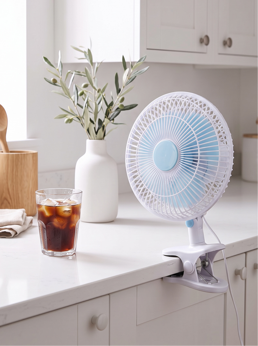Electric Clip Fan with Adjustable Head