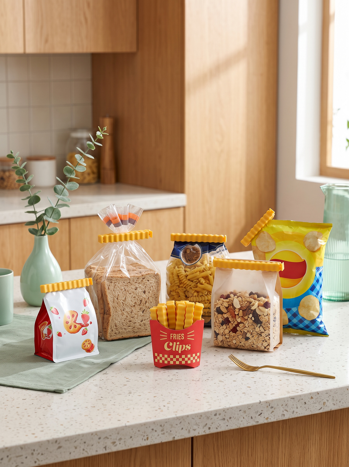 Fries Food Sealing Clip Set