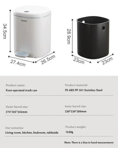 Ecoco Pedal Trash Can