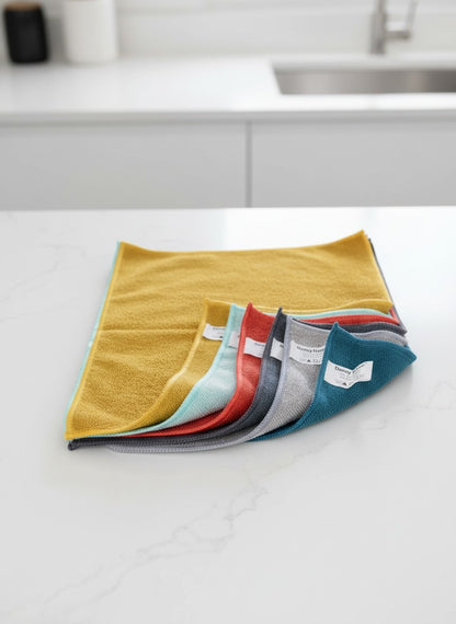 Danny Home Microfiber Cleaning Towels 6Pcs