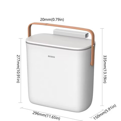 Ecoco 10L Hanging Trash Can