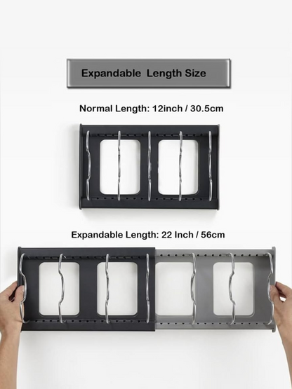 Expandable Pots, Pans & Lids Organizer