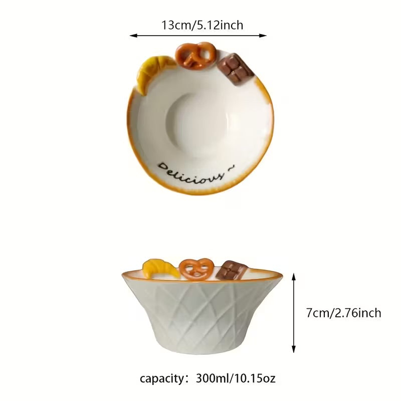 Sweet Bakery Porcelain Set 🥐