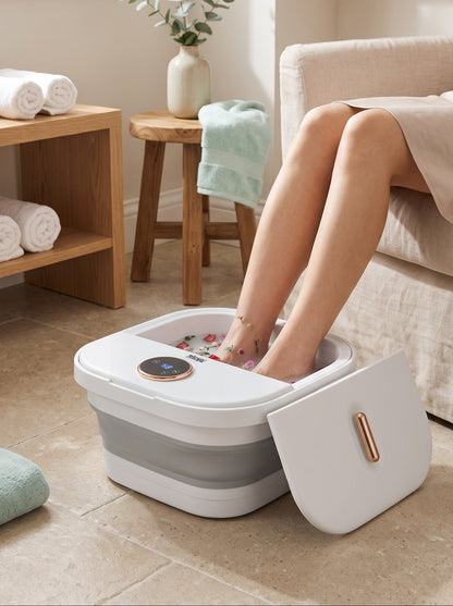 DSP Foldable Heated Foot Spa Massager – 7.7L | LED Touch Control