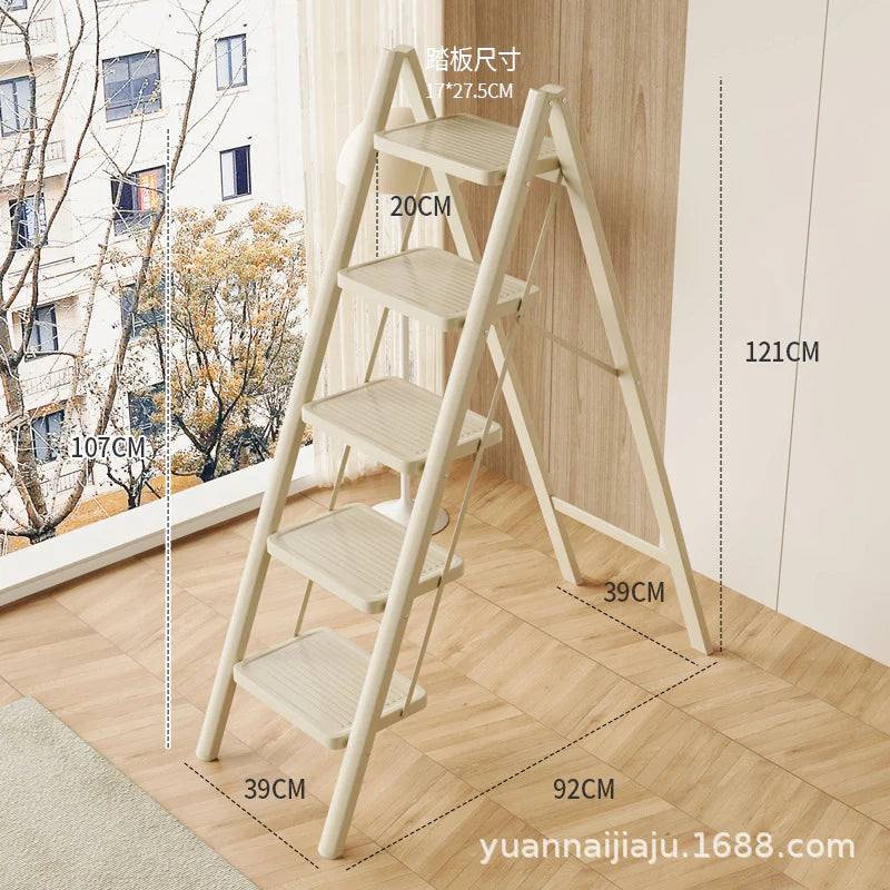 3/4/5 Steps Metal Folding Ladder