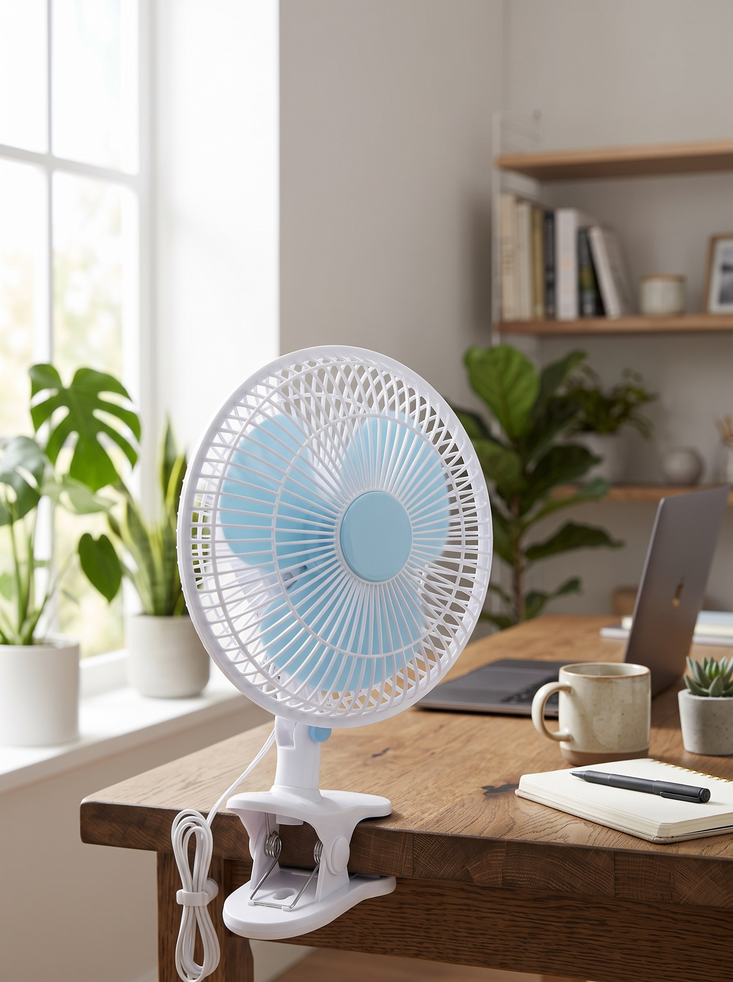 Electric Clip Fan with Adjustable Head