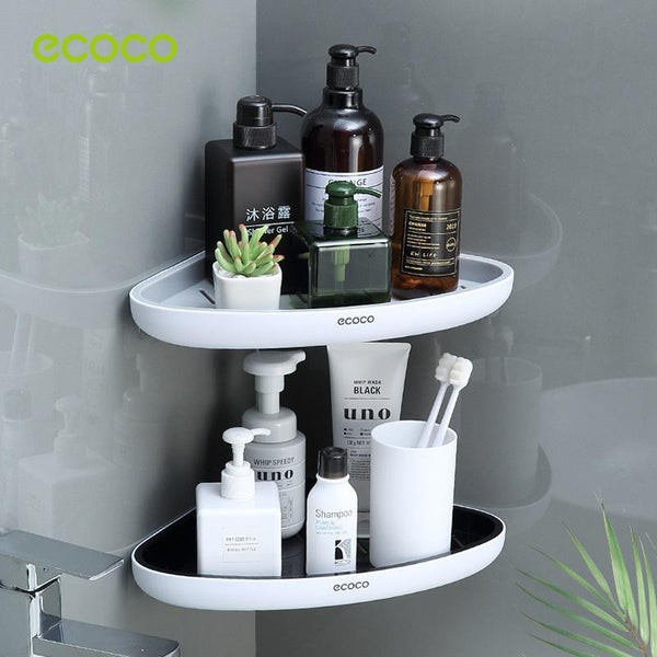 Ecoco Bathroom Corner Shower Shelf – Essential Home Decor