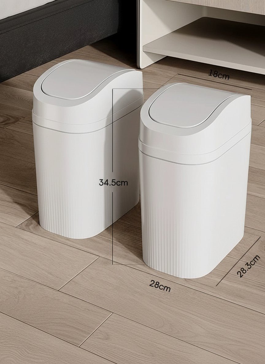 BDO Swing Lid Trash Can – 10L