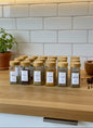 24-Piece Glass Spice Jars Set with Labels