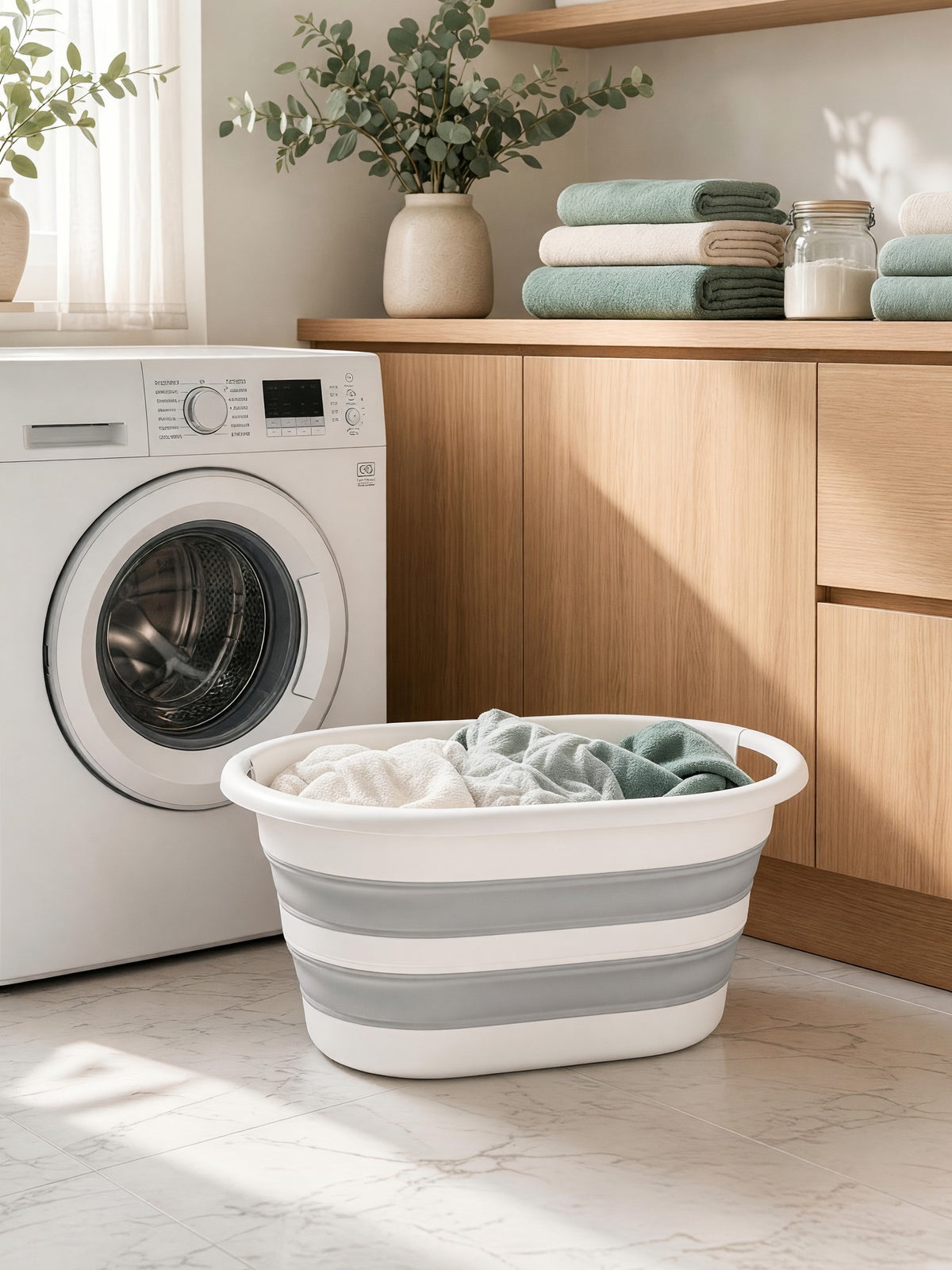 38L Collapsible Laundry Basket