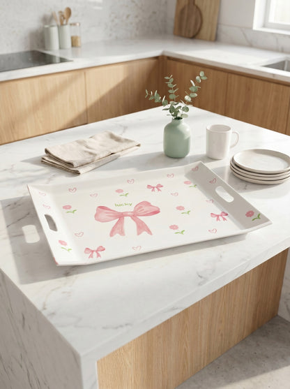 Large Melamine Serving Tray – 62×48 cm