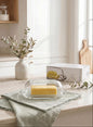 Pasabahce Basic Glass Butter Dish with Lid