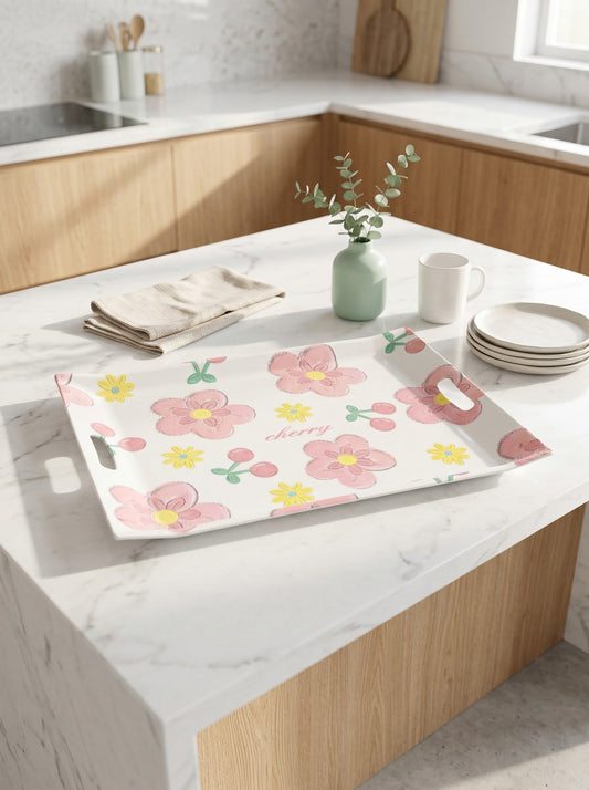 Large Melamine Serving Tray – 62×48 cm