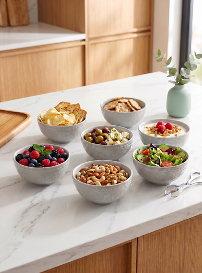 Porcelain Bowls Set – 6 Pieces