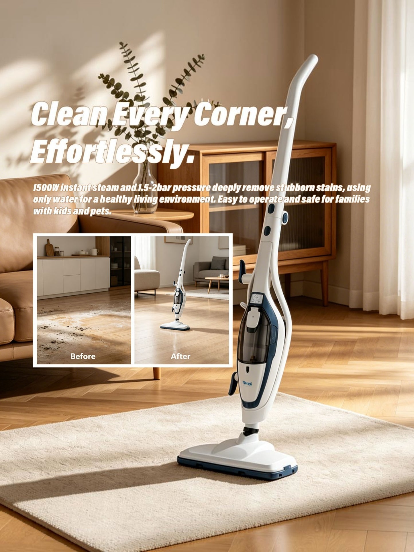 DSP 10*1 Steam Mop & Handheld Steam Cleaner