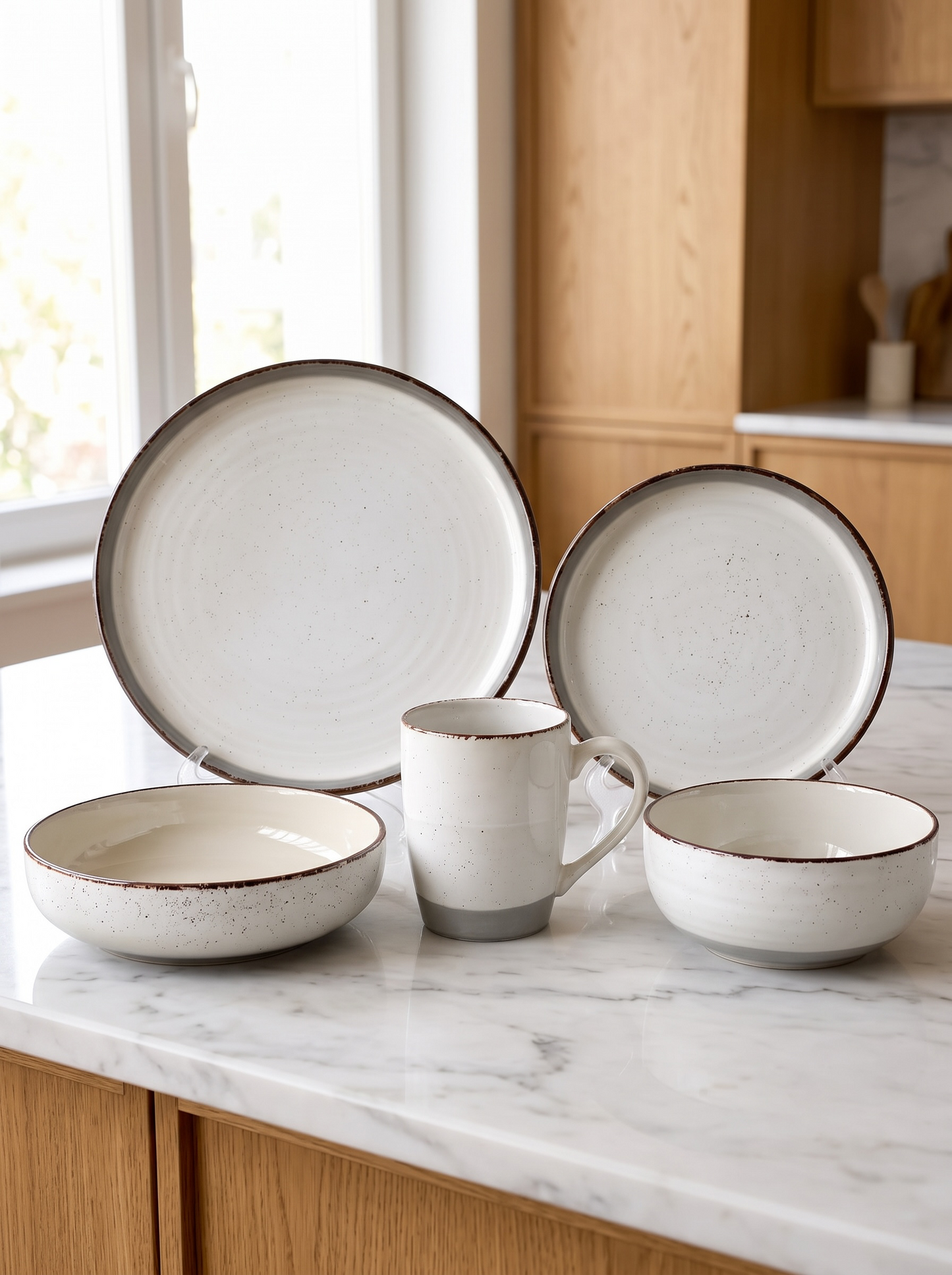 Timeless Porcelain Dinner Set – 30 Pieces