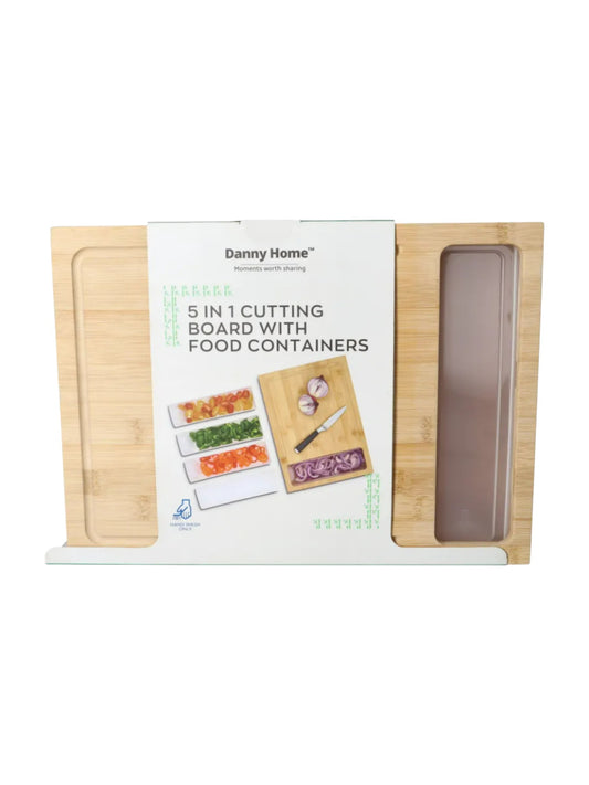 Danny Home Cutting Board wiith Food Containers