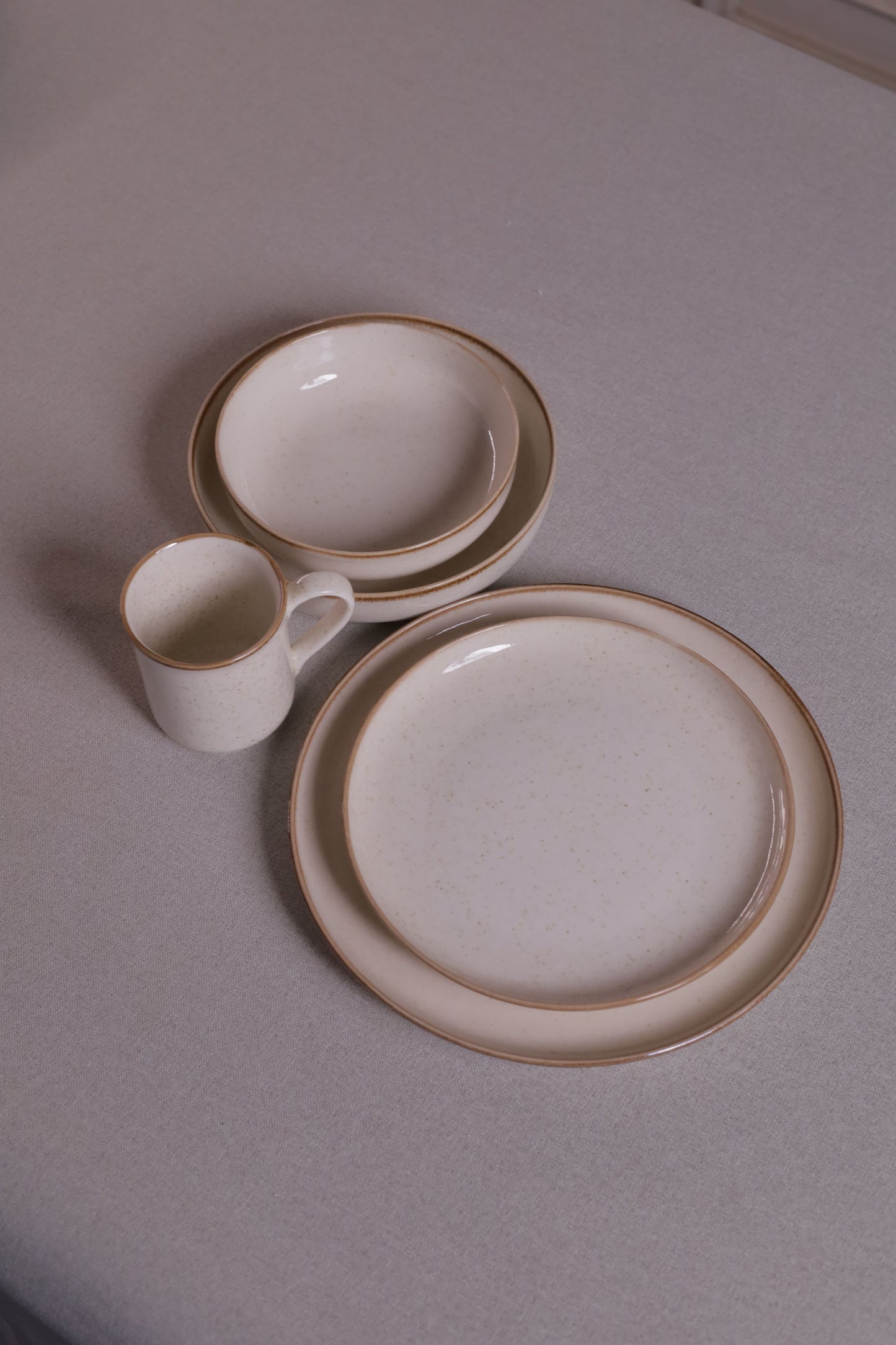 Karolina 30 Piece Dinner Set - Cream
